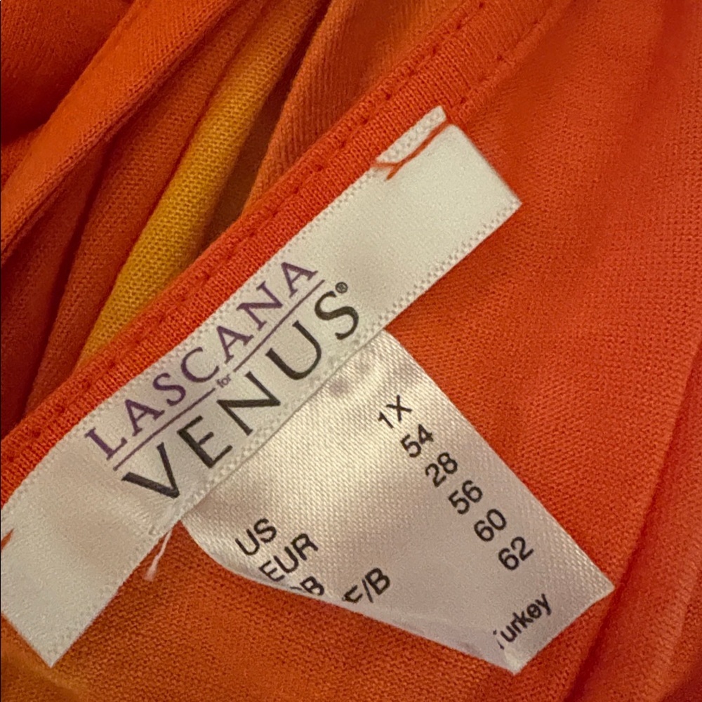 Lascana for Venus Desert Sunset Tie Dye Jumpsuit - Orange Multi - Picture 8 of 9